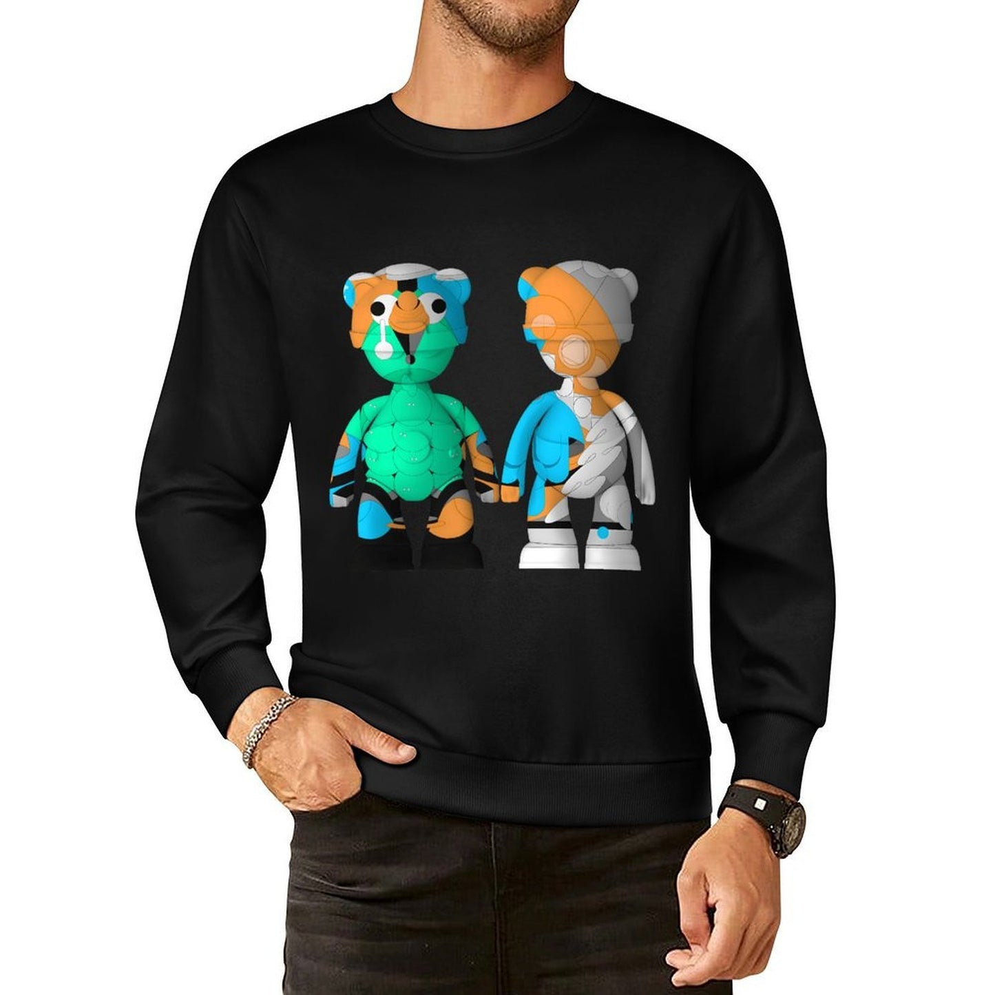 IPIB 250g Crew Neck Long Sleeve Sweatshirt Front GraphicCrew Neck Long Sleeve Sweatshirt6000144-7