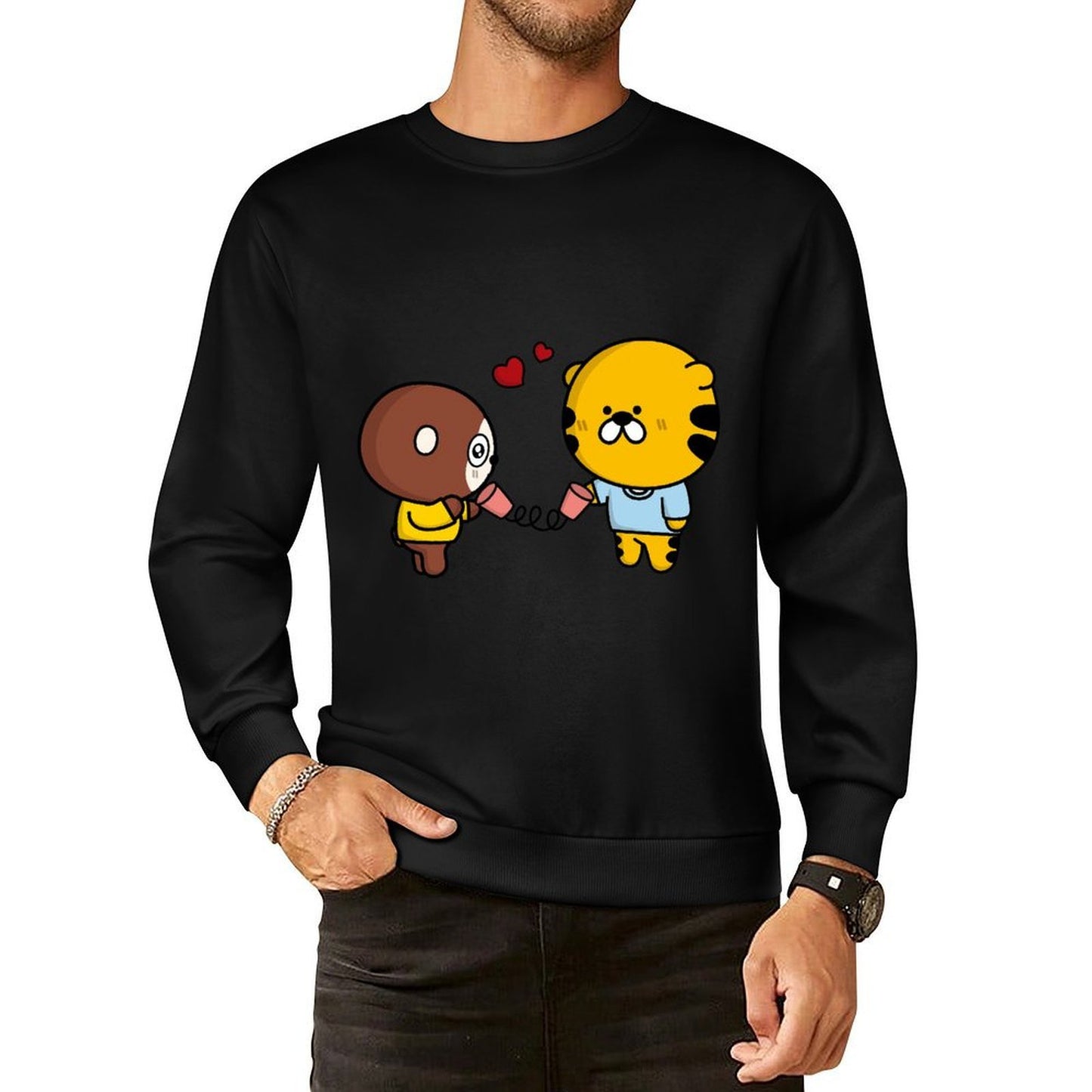 IPBR 250g Crew Neck Long Sleeve Sweatshirt Front GraphicCrew Neck Long Sleeve Sweatshirt4000862