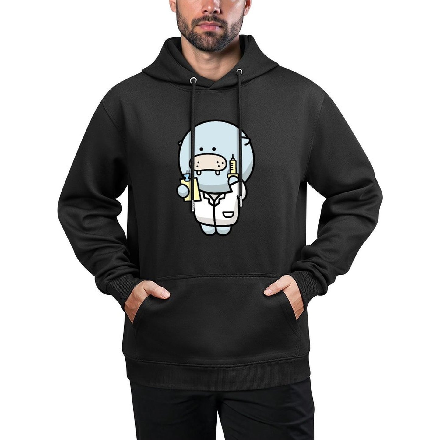 IPBR 250g Hooded Pocket Sweatshirt Front GraphicMen's Hooded  Sweatshirt4000036