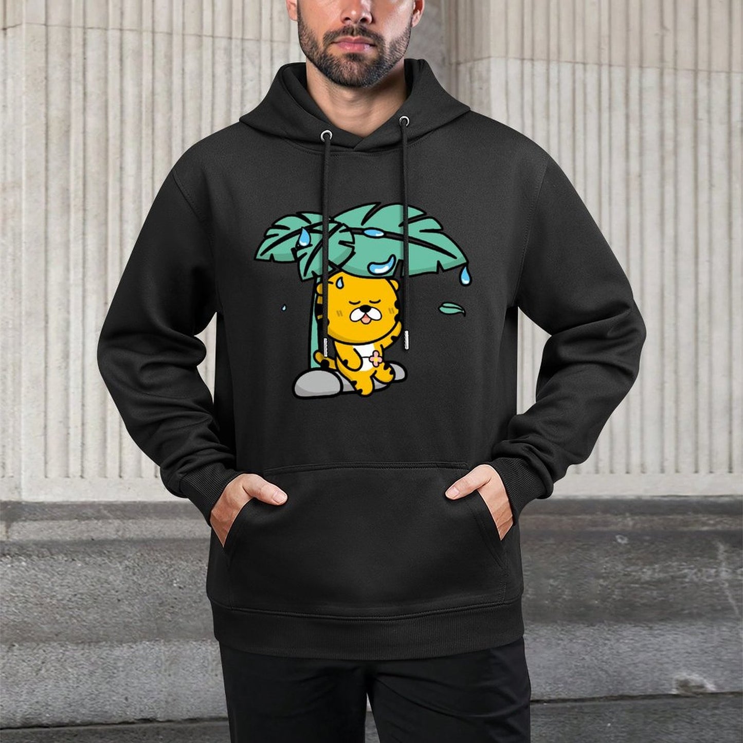 IPBR 250g Hooded Pocket Sweatshirt Front GraphicMen's Hooded  Sweatshirt4001349