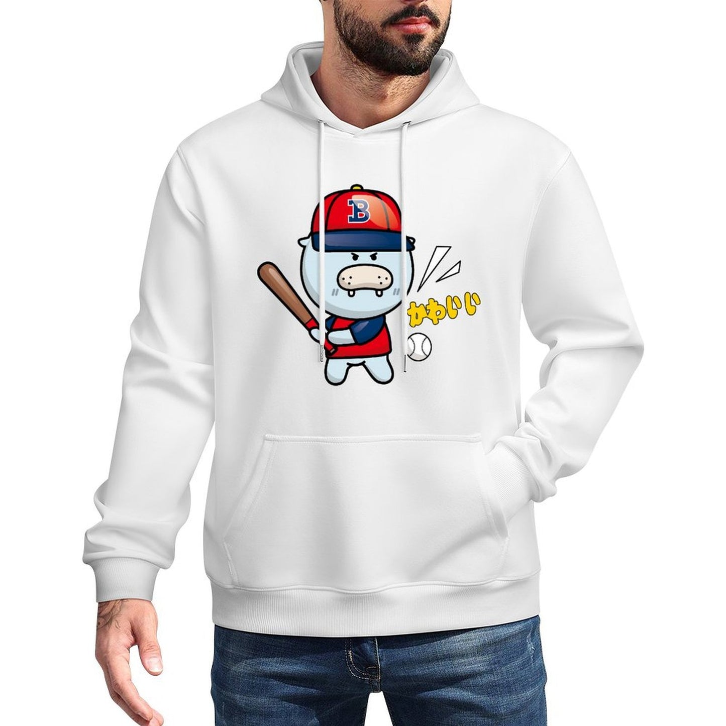 IPBR 250g Hooded Pocket Sweatshirt Front GraphicMen's Hooded  Sweatshirt4001369