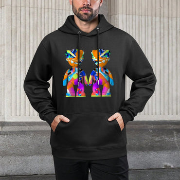 IPIB 250g Hooded Pocket Sweatshirt Front GraphicMen's Hooded  Sweatshirt6000146-1