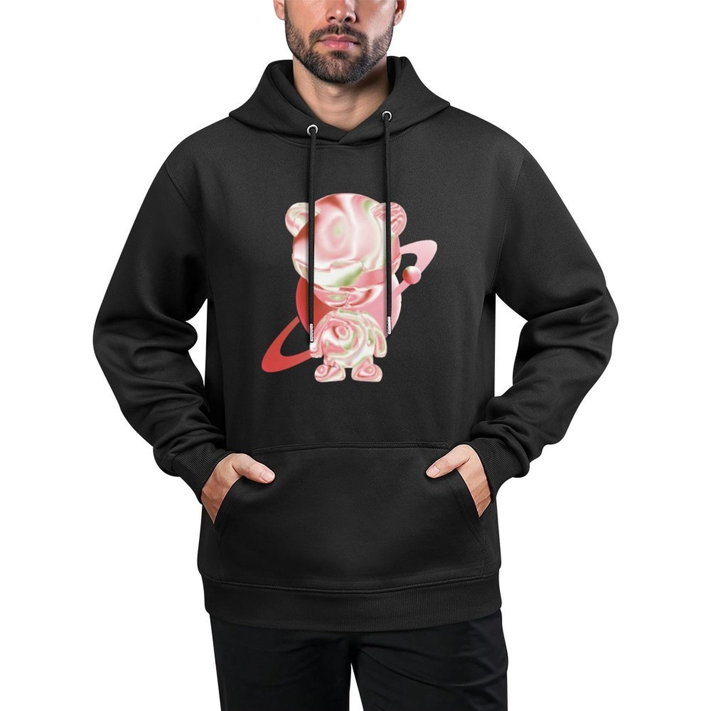 IPIB 250g Hooded Pocket Sweatshirt Front GraphicMen's Hooded  Sweatshirt6000025-6