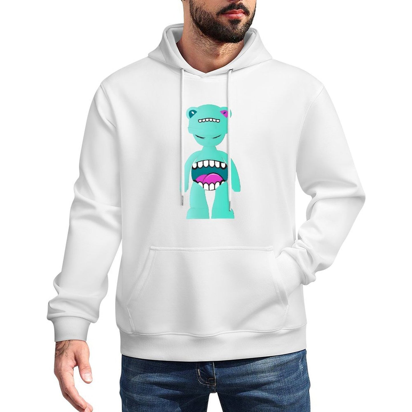 IPIB 250g Hooded Pocket Sweatshirt Front GraphicMen's Hooded  Sweatshirt6000141-5