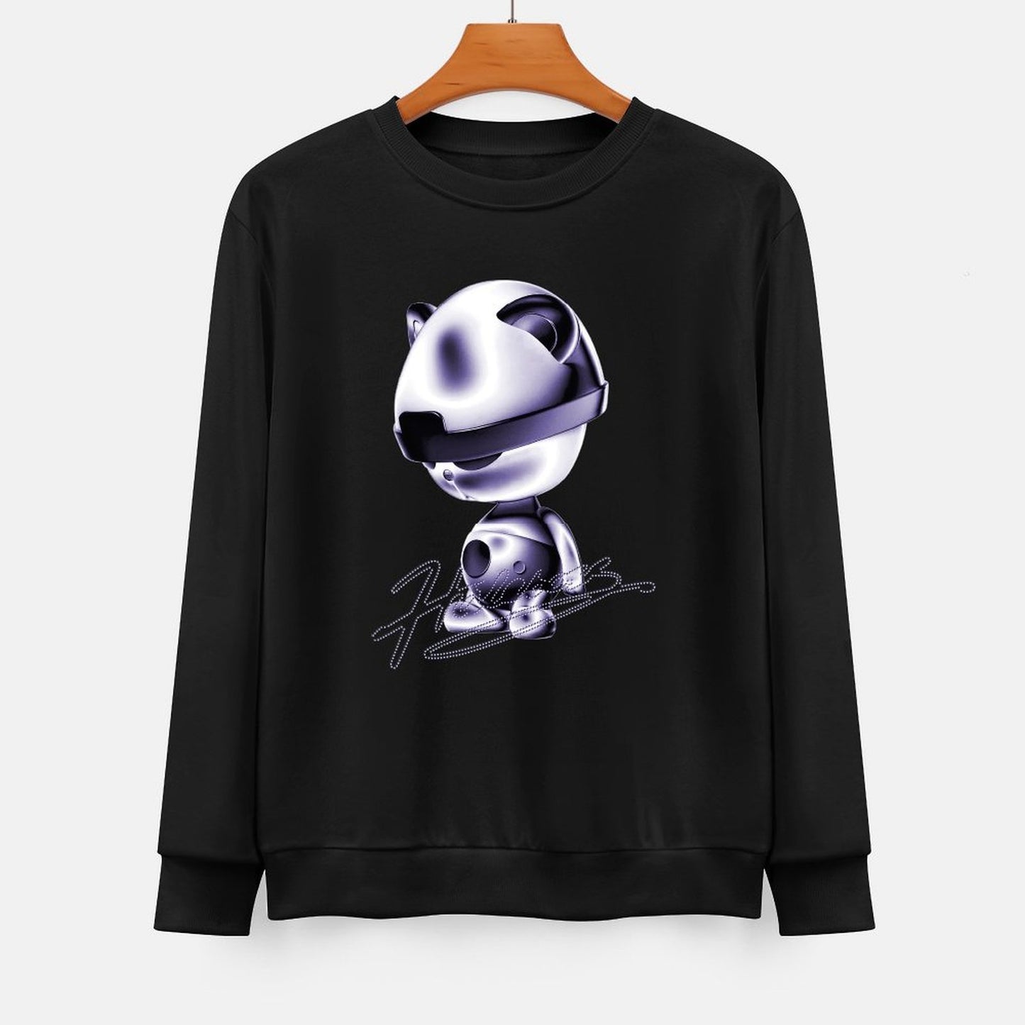 IPIB 250g Crew Neck Long Sleeve Sweatshirt Front GraphicCrew Neck Long Sleeve Sweatshirt6000027-1