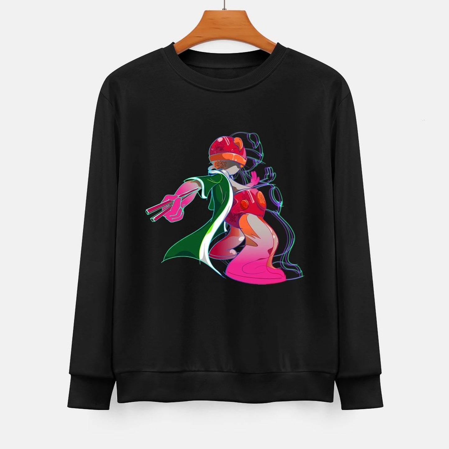 IPIB 250g Crew Neck Long Sleeve Sweatshirt Front GraphicCrew Neck Long Sleeve Sweatshirt6000009-4