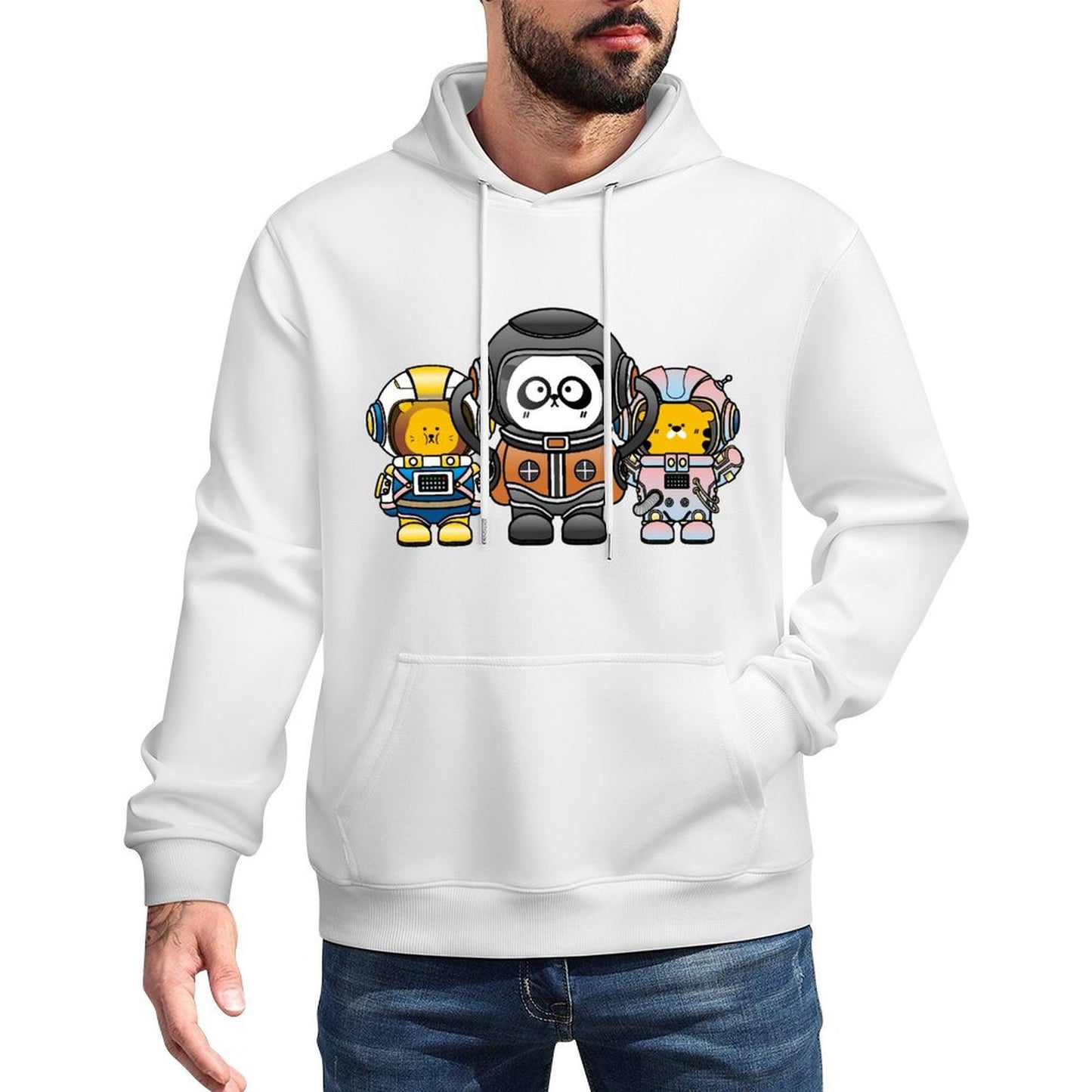 IPBR 250g Hooded Pocket Sweatshirt Front GraphicMen's Hooded  Sweatshirt4000376