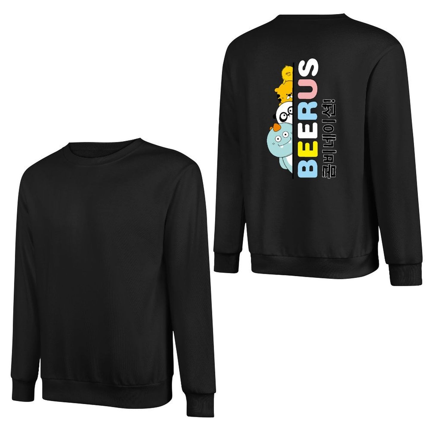 Long-sleeved crew neck sweatshirtWrinkle-Free Comfort Long Sleeve