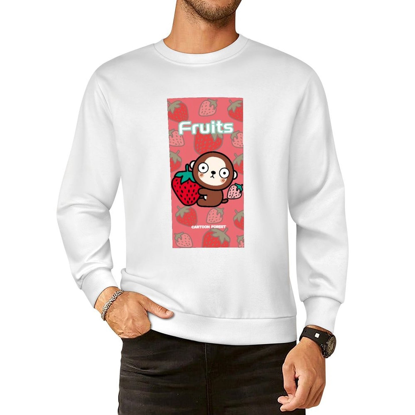 Front Patterned Long Sleeve TopRecycled Promotional