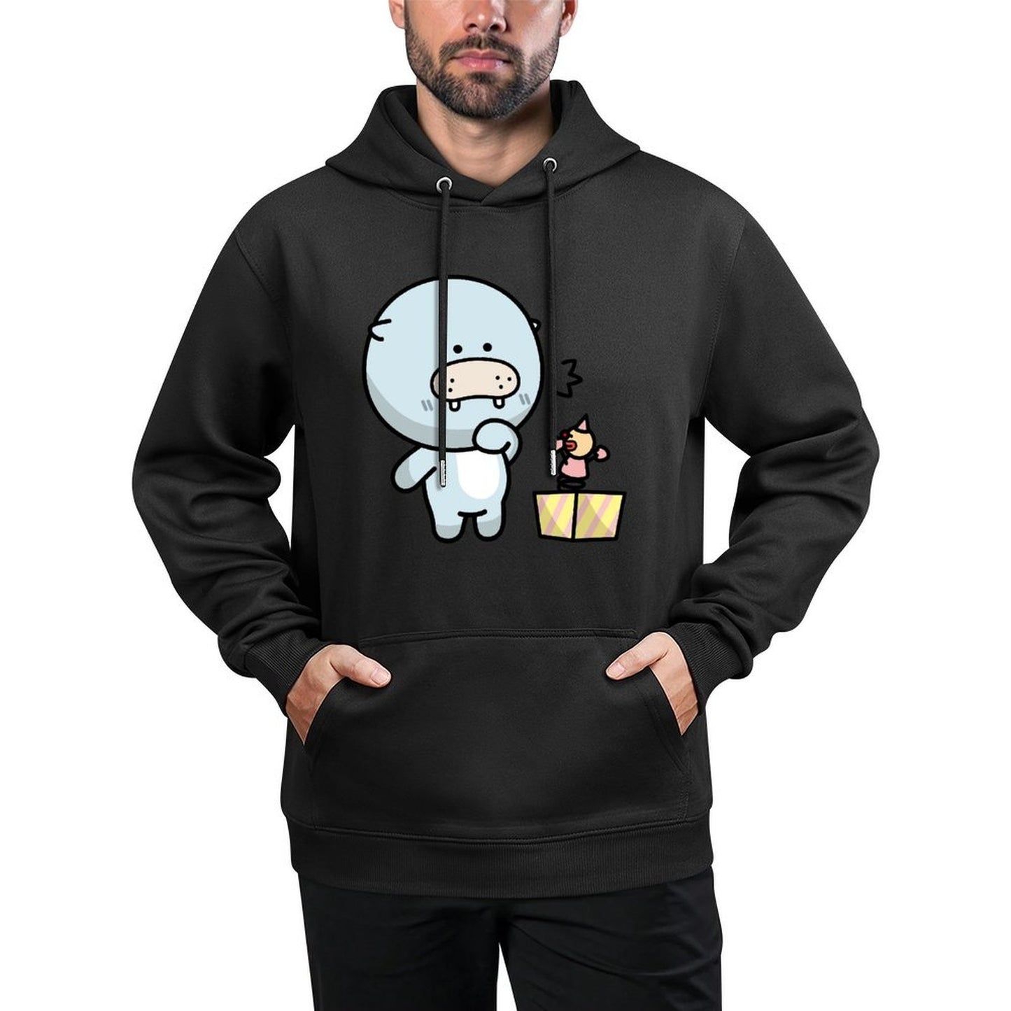 IPBR 250g Hooded Pocket Sweatshirt Front GraphicMen's Hooded  Sweatshirt4000212