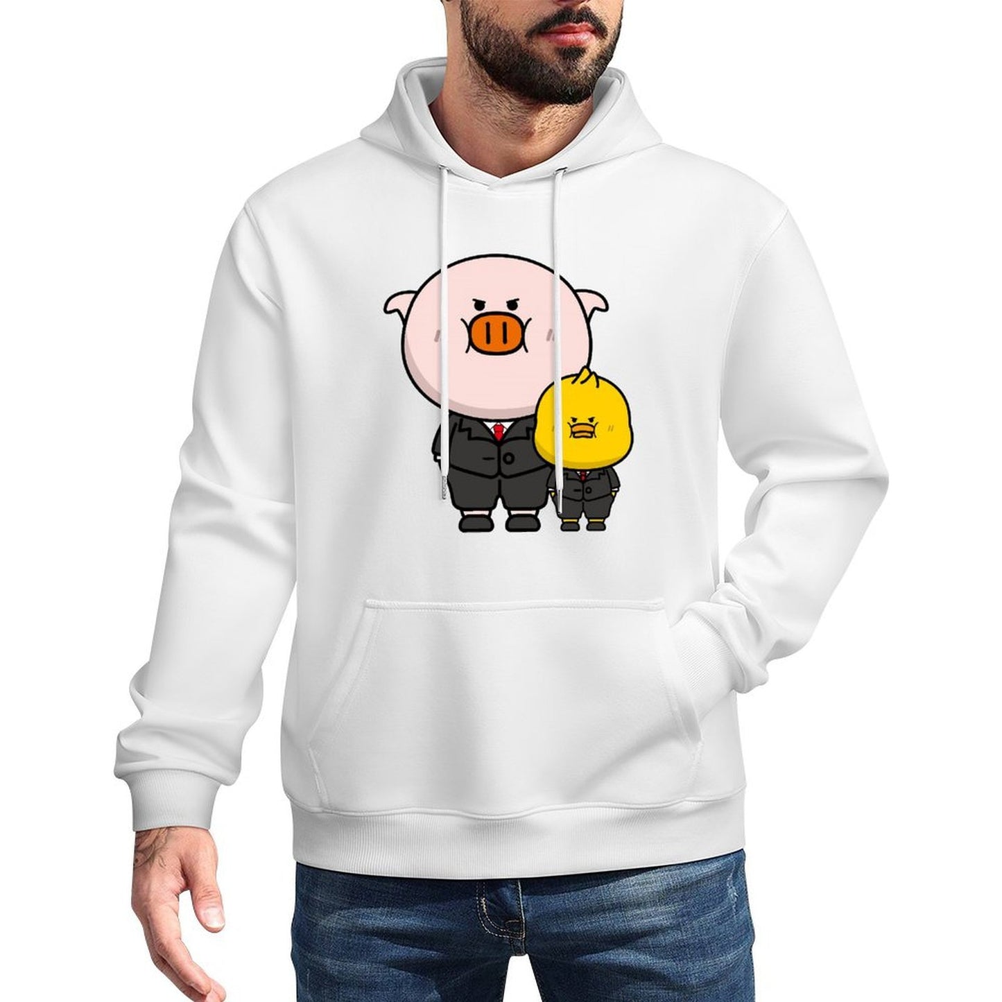IPBR 250g Hooded Pocket Sweatshirt Front GraphicMen's Hooded  Sweatshirt4001343