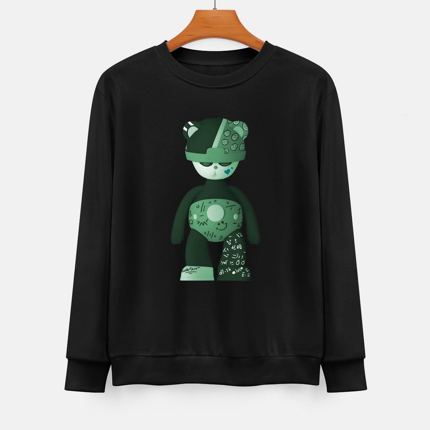 IPIB 250g Crew Neck Long Sleeve Sweatshirt Front GraphicCrew Neck Long Sleeve Sweatshirt6000107-1