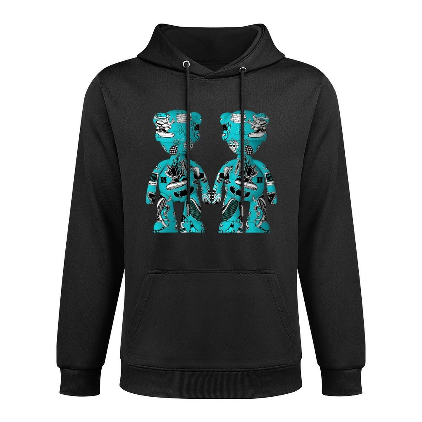 IPIB 250g Hooded Pocket Sweatshirt Front GraphicMen's Hooded  Sweatshirt6000084-5