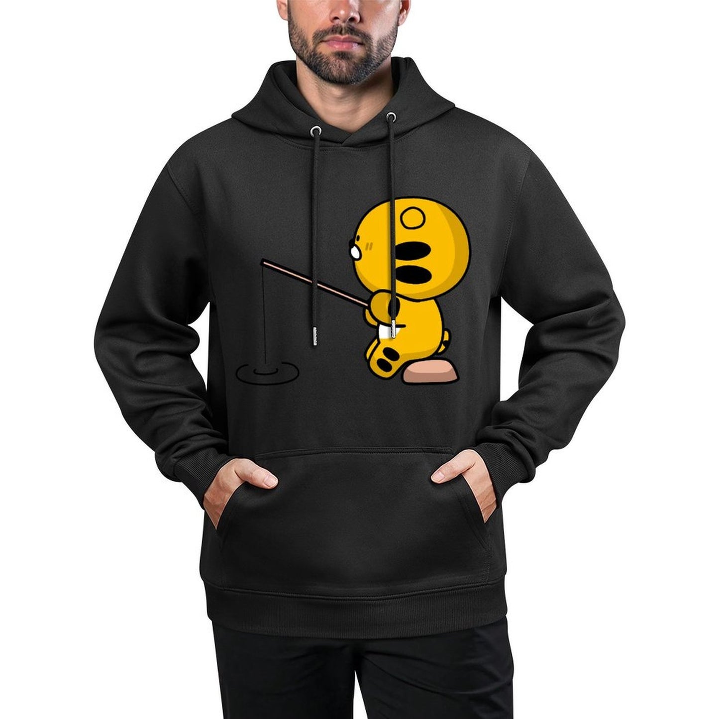 IPBR 250g Hooded Pocket Sweatshirt Front GraphicMen's Hooded  Sweatshirt4000051