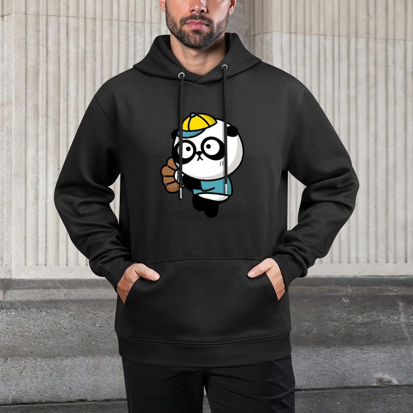 Made-to-Order Relaxed Fit Front Graphic Hoodies