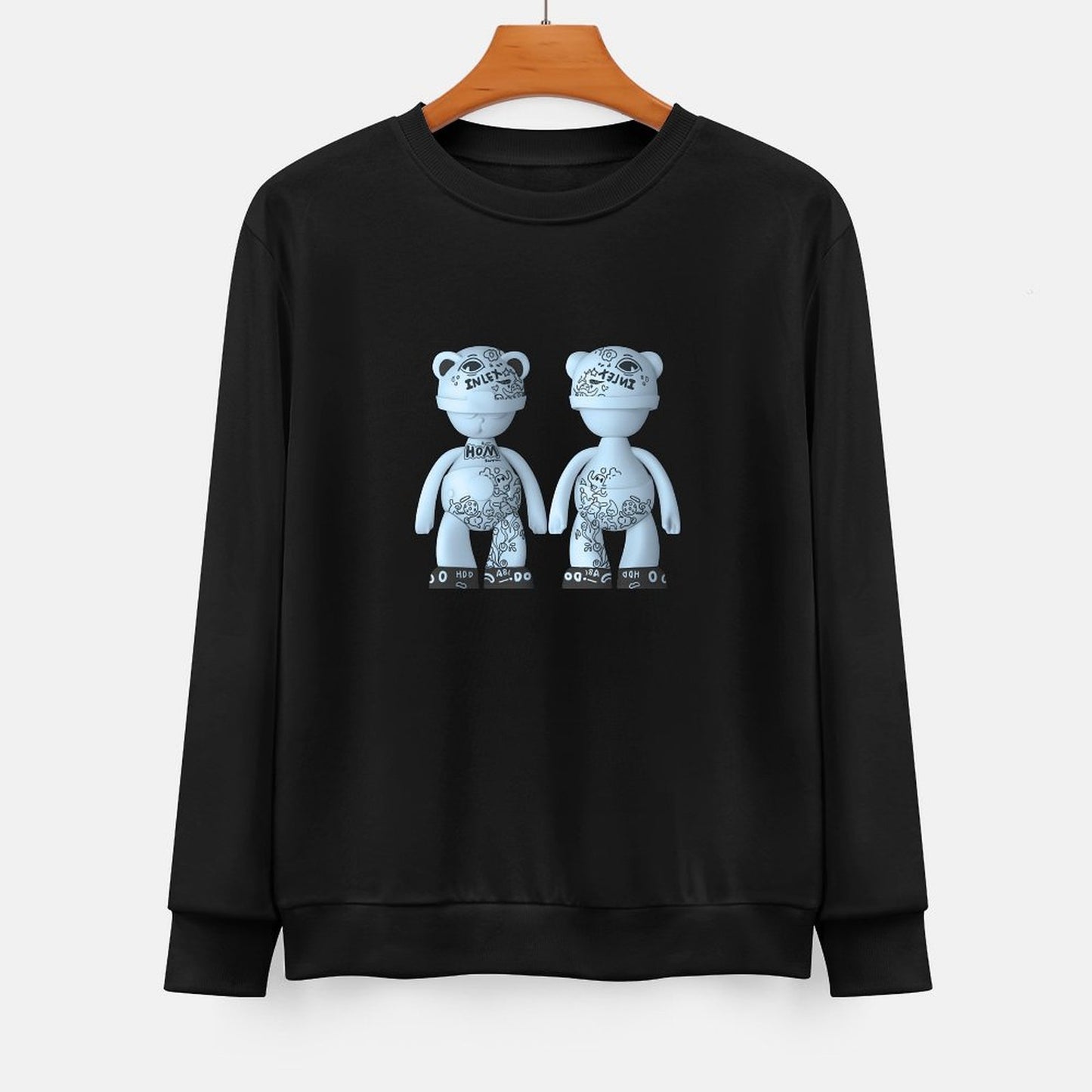 IPIB 250g Crew Neck Long Sleeve Sweatshirt Front GraphicCrew Neck Long Sleeve Sweatshirt6000082-2