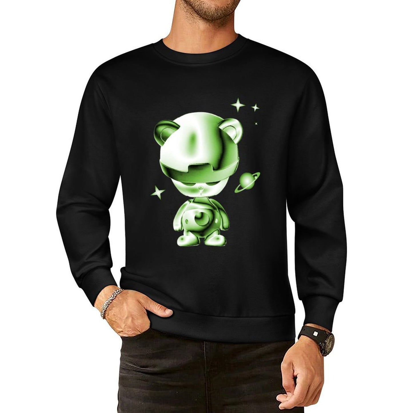 IPIB 250g Crew Neck Long Sleeve Sweatshirt Front GraphicCrew Neck Long Sleeve Sweatshirt6000026-4