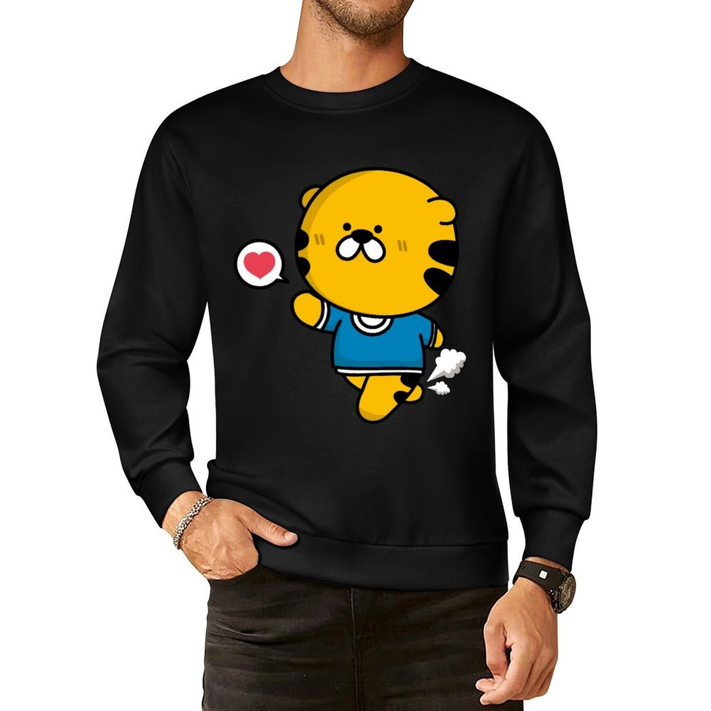 IPBR 250g Crew Neck Long Sleeve Sweatshirt Front GraphicCrew Neck Long Sleeve Sweatshirt4001342