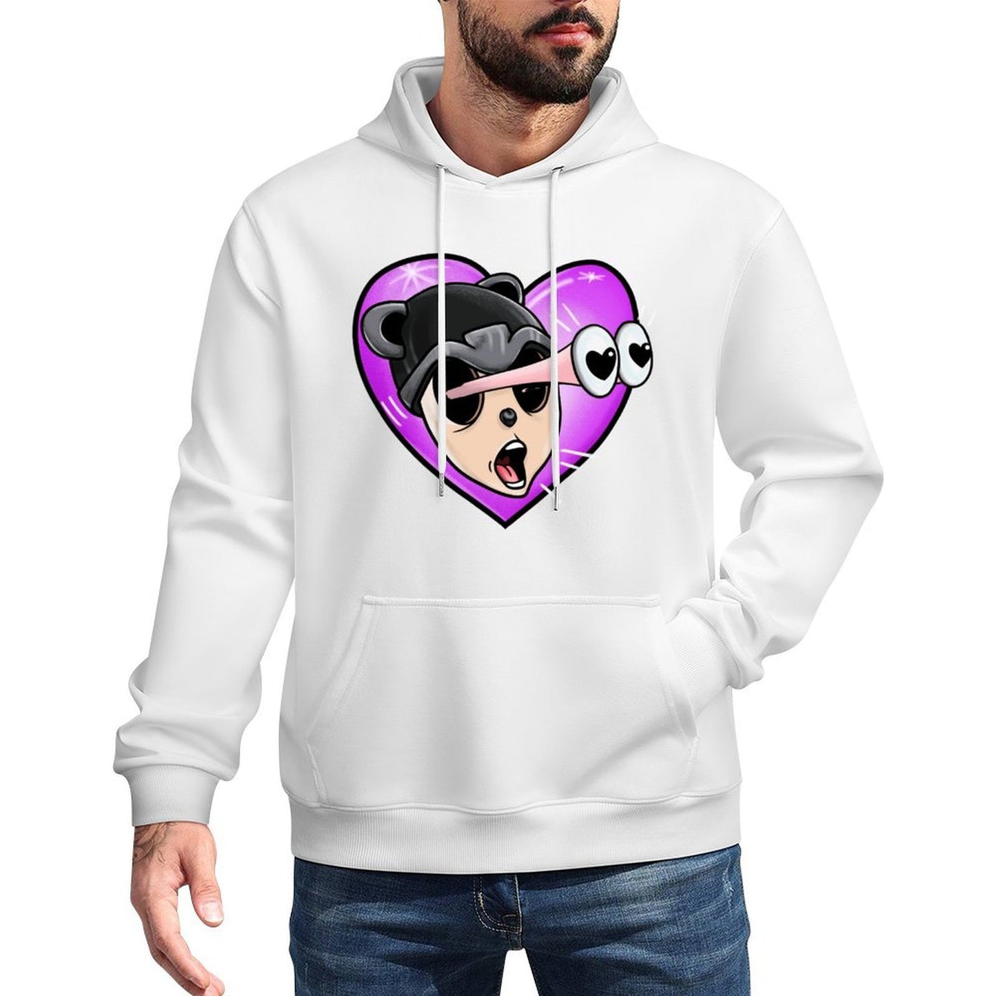 IPIB 250g Hooded Pocket Sweatshirt Front GraphicMen's Hooded  Sweatshirt6000048-5