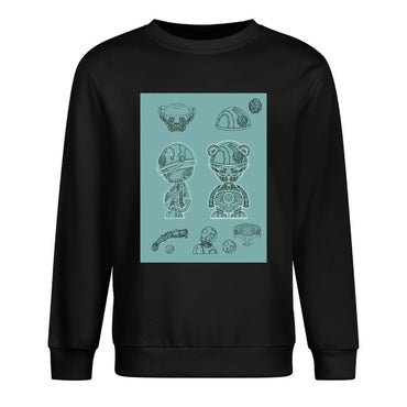 IPIB 250g Crew Neck Long Sleeve Sweatshirt Front GraphicCrew Neck Long Sleeve Sweatshirt6000008-4