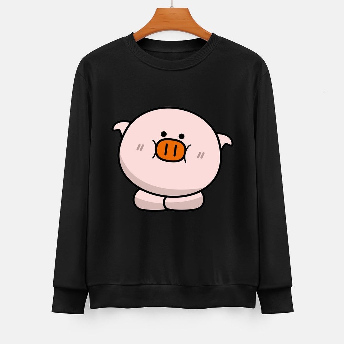 Front Patterned Long Sleeve TopStudio Slim Fit