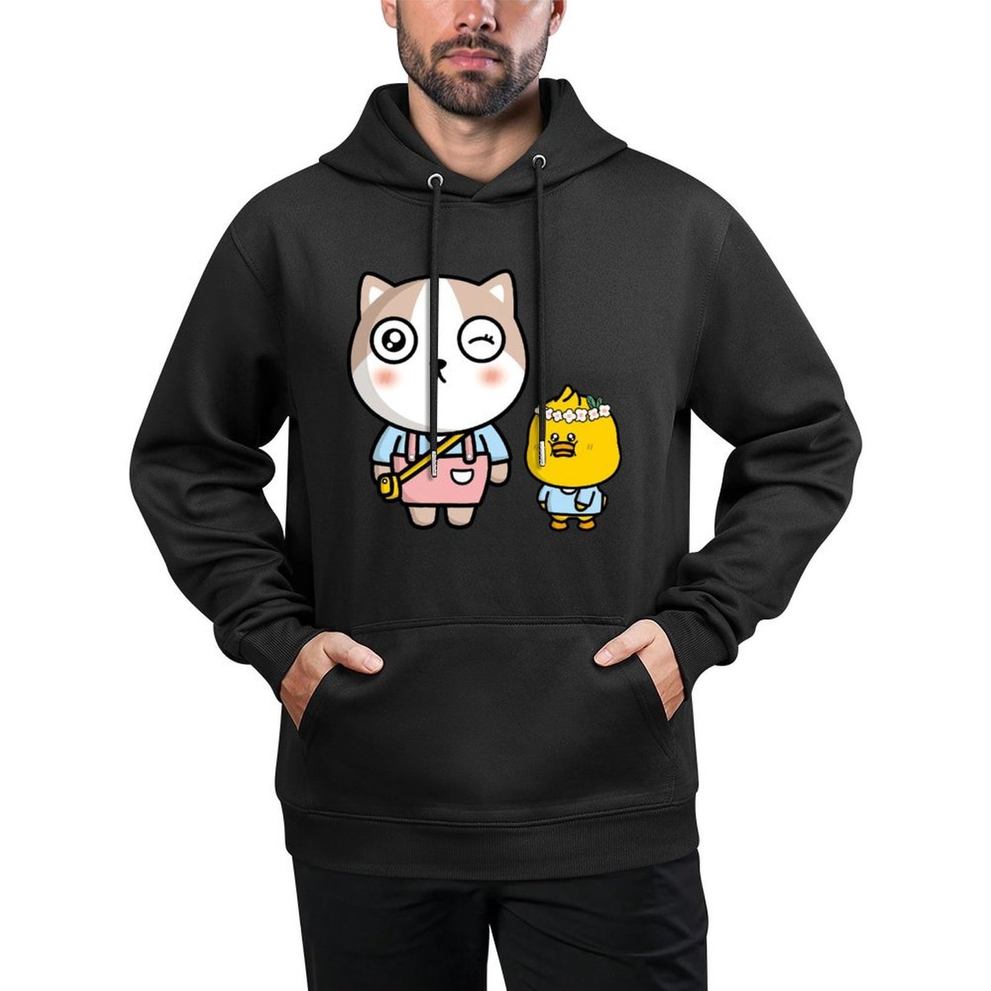 IPBR 250g Hooded Pocket Sweatshirt Front GraphicMen's Hooded  Sweatshirt4000847