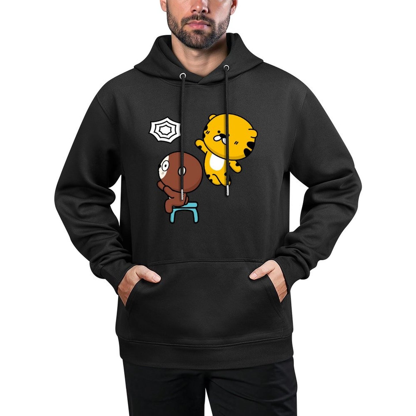 IPBR 250g Hooded Pocket Sweatshirt Front GraphicMen's Hooded  Sweatshirt4000840
