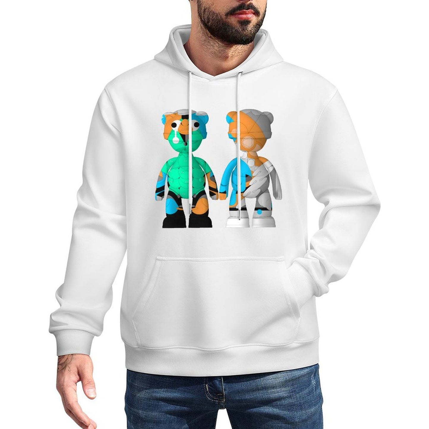IPIB 250g Hooded Pocket Sweatshirt Front GraphicMen's Hooded  Sweatshirt6000144-7