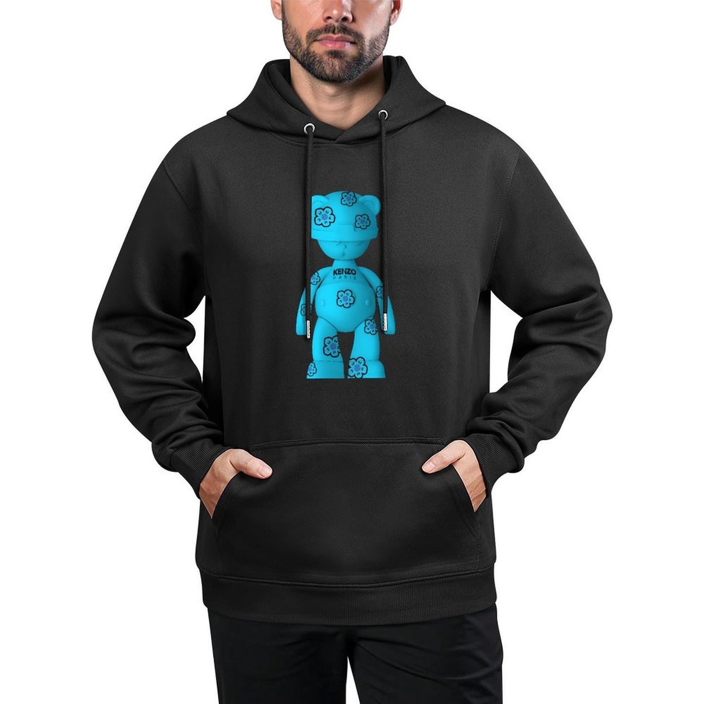 IPIB 250g Hooded Pocket Sweatshirt Front GraphicMen's Hooded  Sweatshirt6000121-3