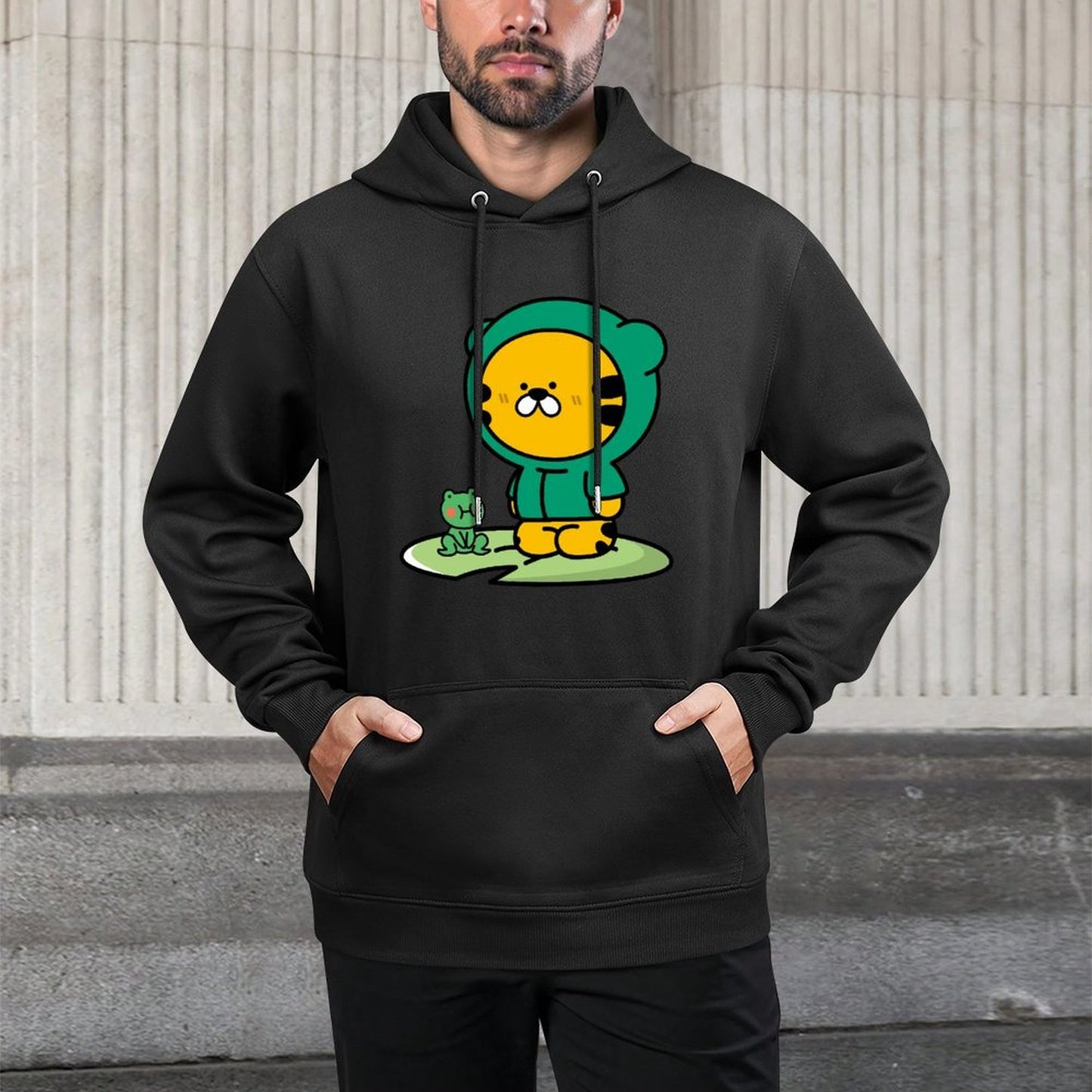 IPBR 250g Hooded Pocket Sweatshirt Front GraphicMen's Hooded  Sweatshirt4000054