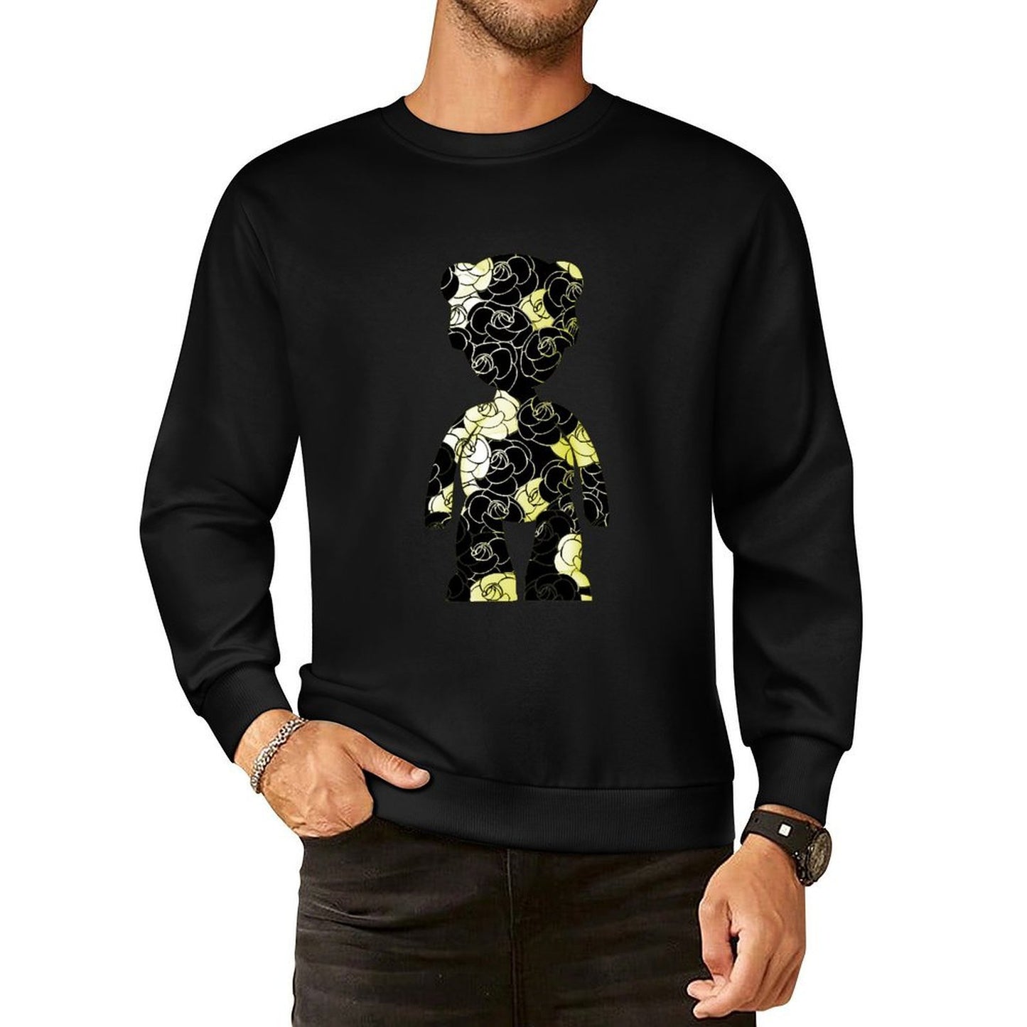 IPIB 250g Crew Neck Long Sleeve Sweatshirt Front GraphicCrew Neck Long Sleeve Sweatshirt6000101-3