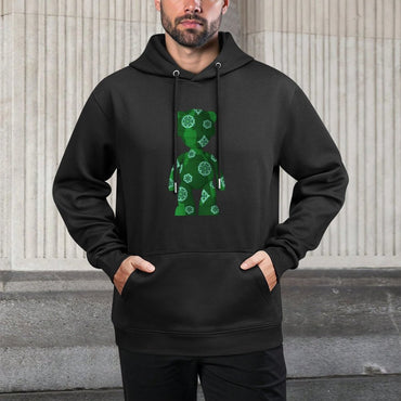 IPIB 250g Hooded Pocket Sweatshirt Front GraphicMen's Hooded  Sweatshirt6000104-3