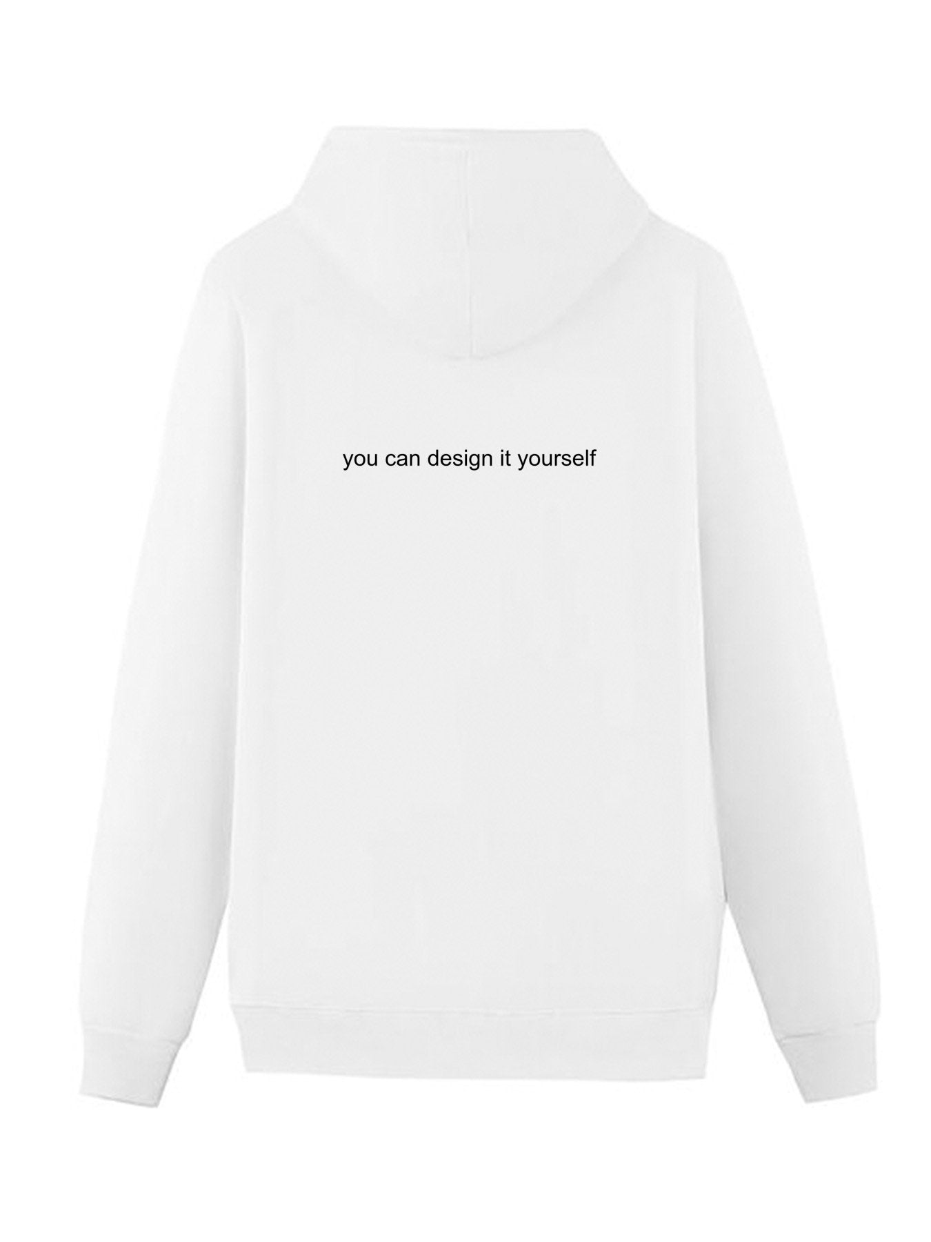 Hoodie - Back Print Support personalized design