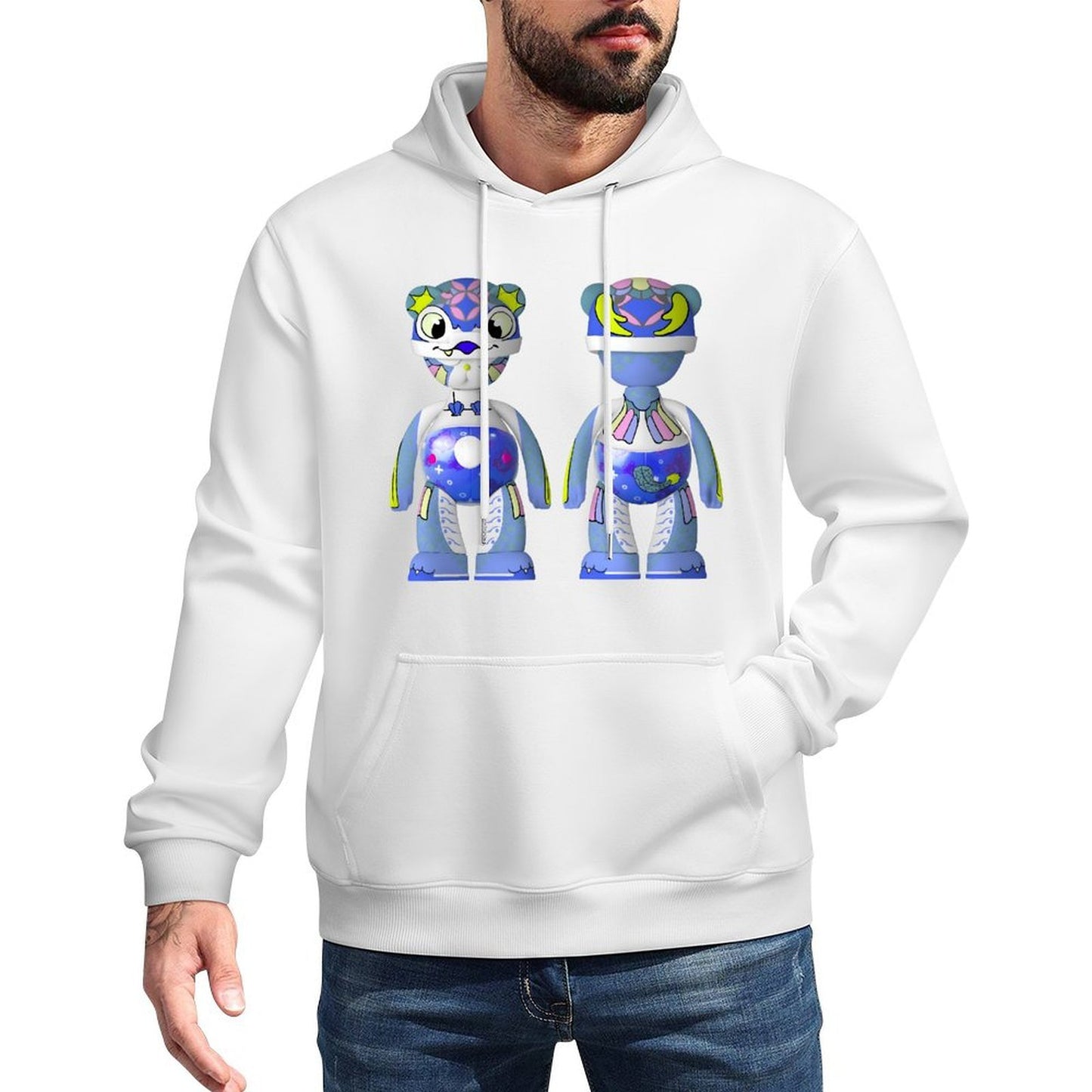 IPIB 250g Hooded Pocket Sweatshirt Front GraphicMen's Hooded  Sweatshirt6000077-7
