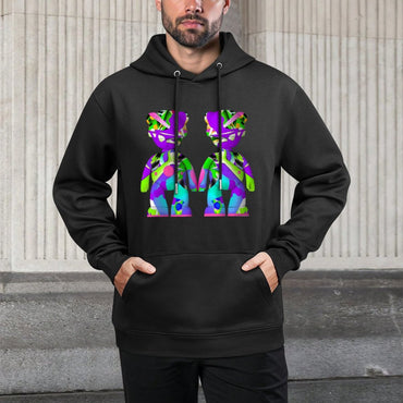 IPIB 250g Hooded Pocket Sweatshirt Front GraphicMen's Hooded  Sweatshirt6000146-2