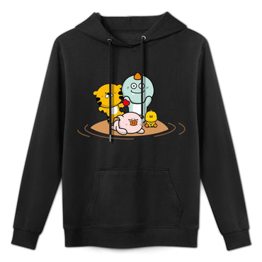 Fade-Resistant SoftTouch Front Graphic Hoodies