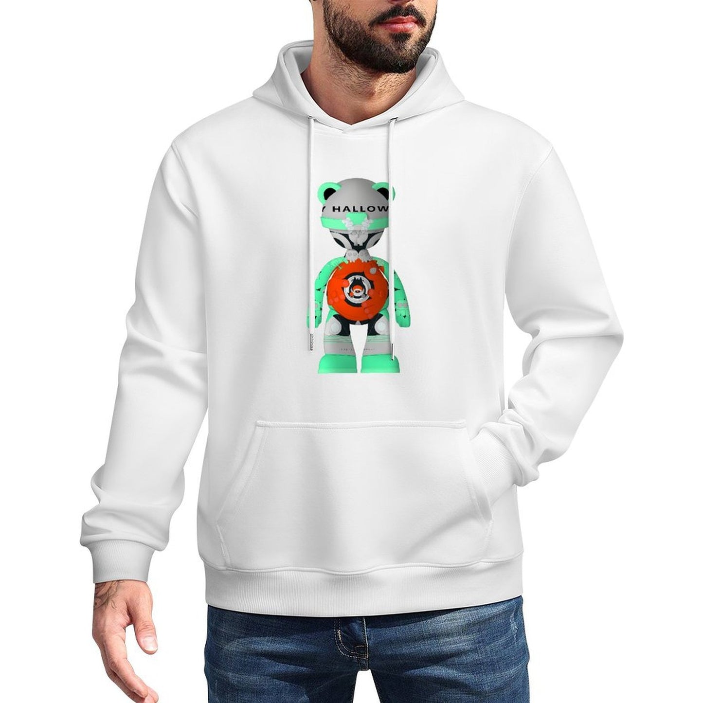 IPIB 250g Hooded Pocket Sweatshirt Front GraphicMen's Hooded  Sweatshirt6000111-6