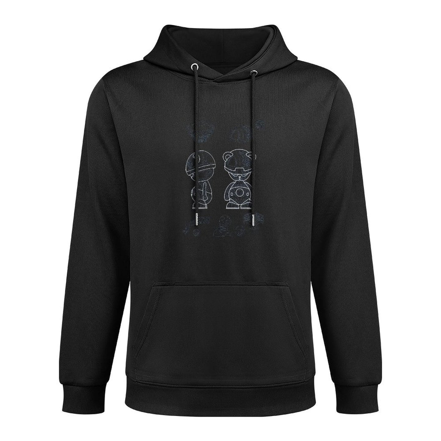 IPIB 250g Hooded Pocket Sweatshirt Front GraphicMen's Hooded  Sweatshirt6000008-1