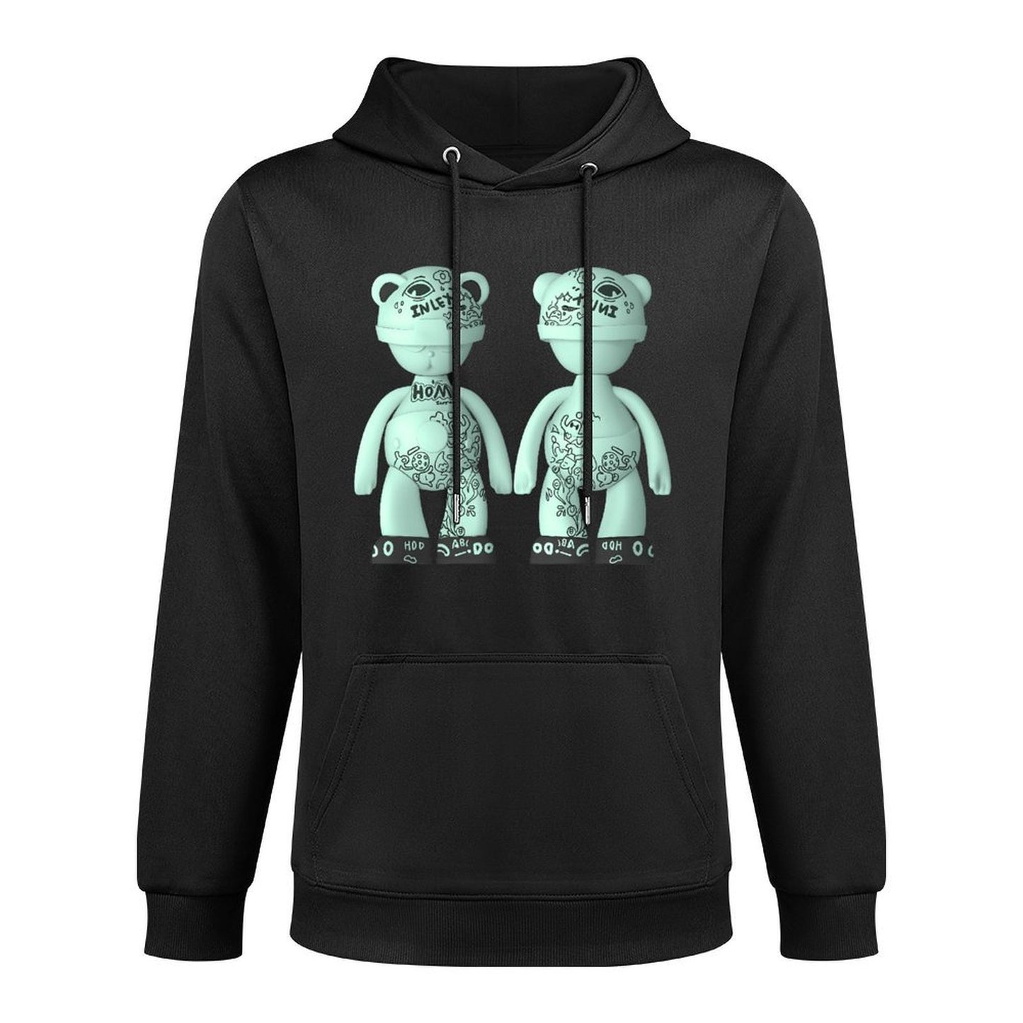 IPIB 250g Hooded Pocket Sweatshirt Front GraphicMen's Hooded  Sweatshirt6000082-3