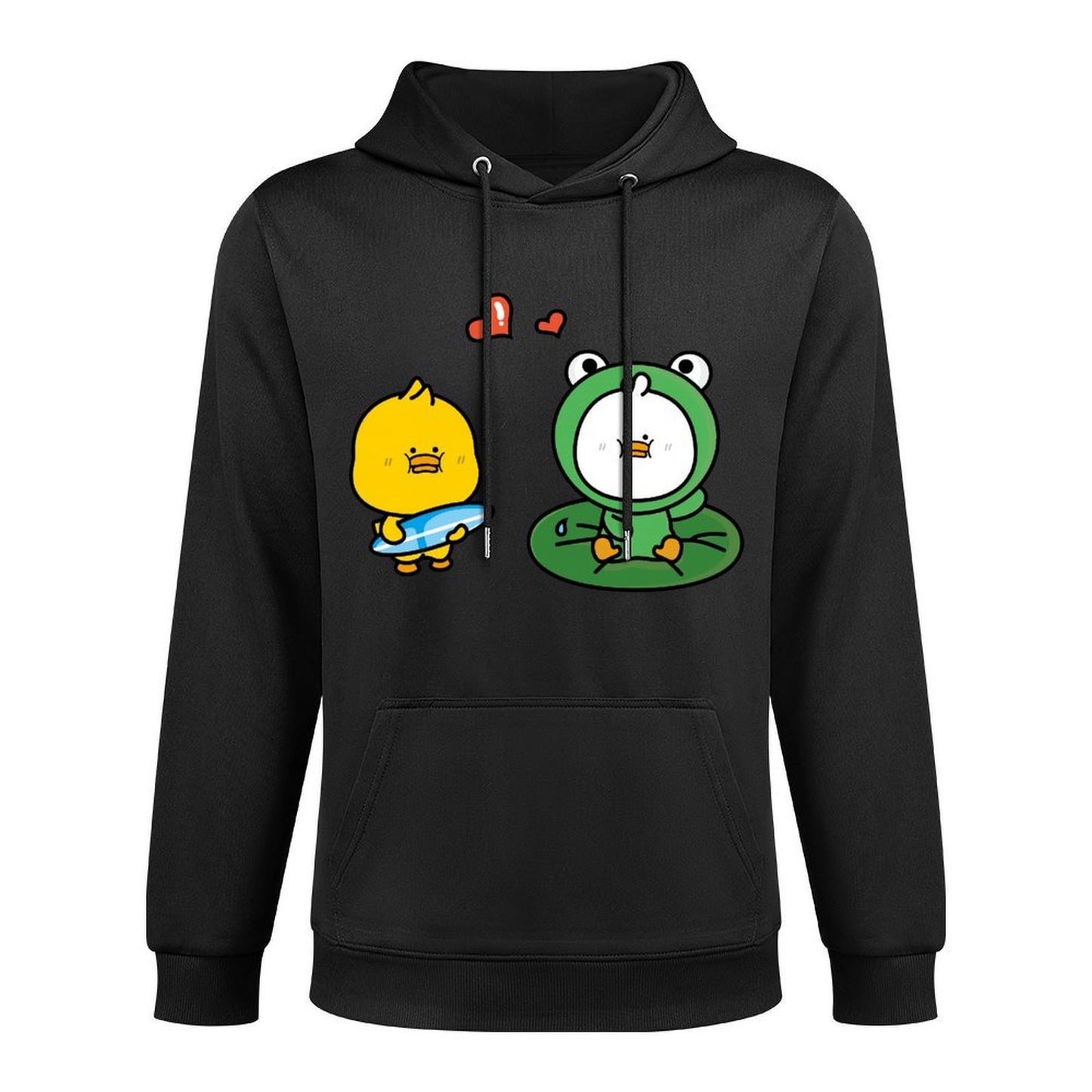 Soft Sleek Front Graphic Hoodies