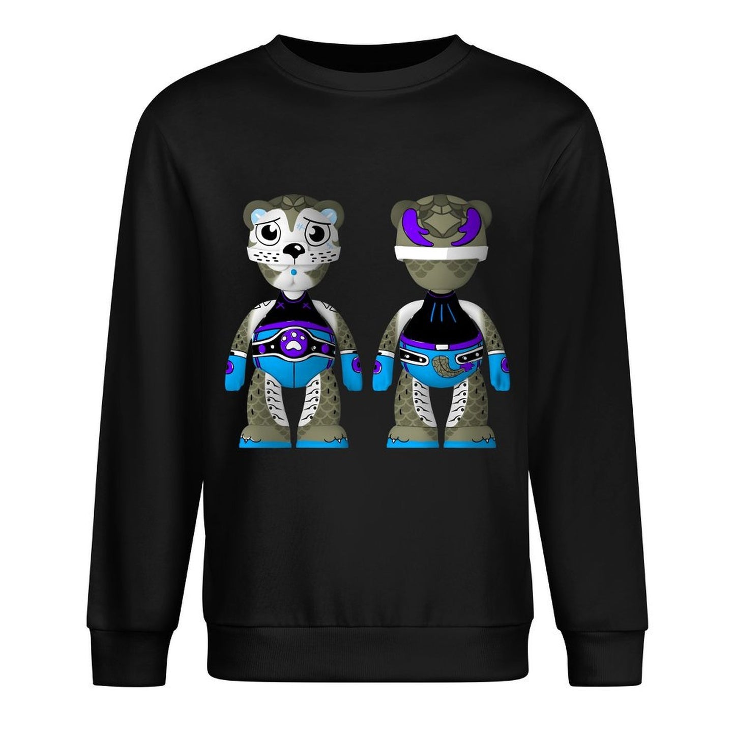 Long Sleeve With Front PatternSeamless Pocket Tee