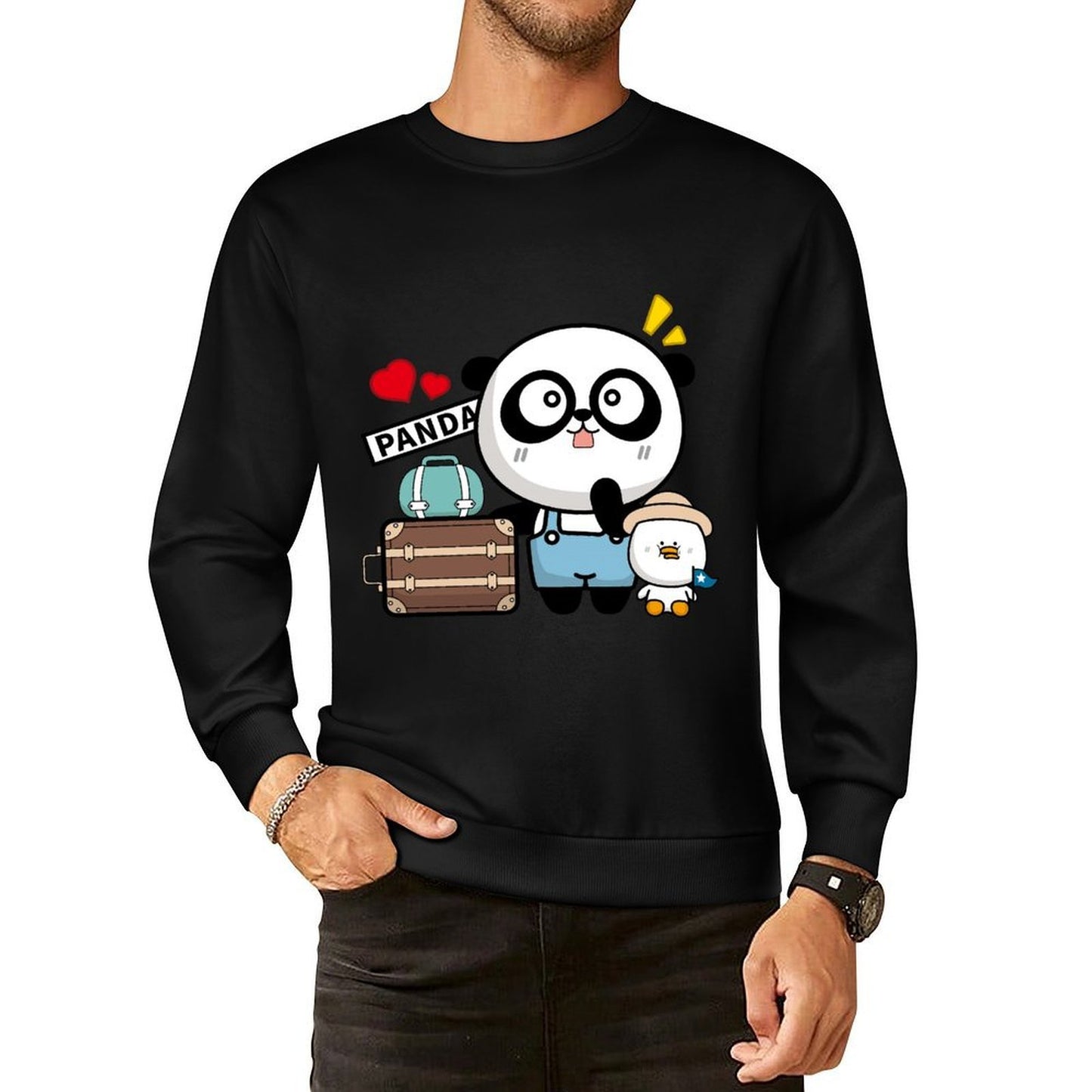 IPBR 250g Crew Neck Long Sleeve Sweatshirt Front GraphicCrew Neck Long Sleeve Sweatshirt4003855
