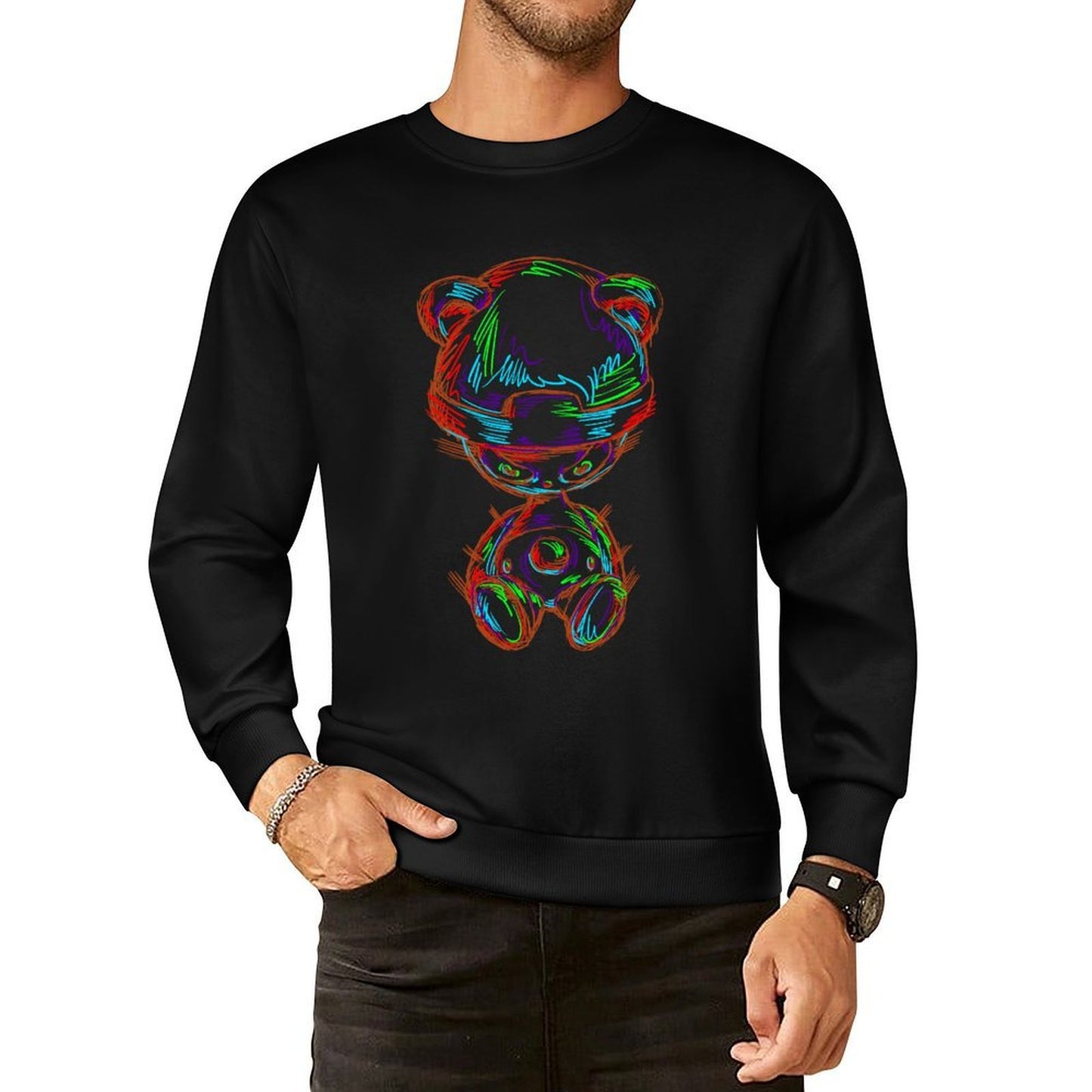 Long Sleeve With Front PatternSimpleFit Timeless