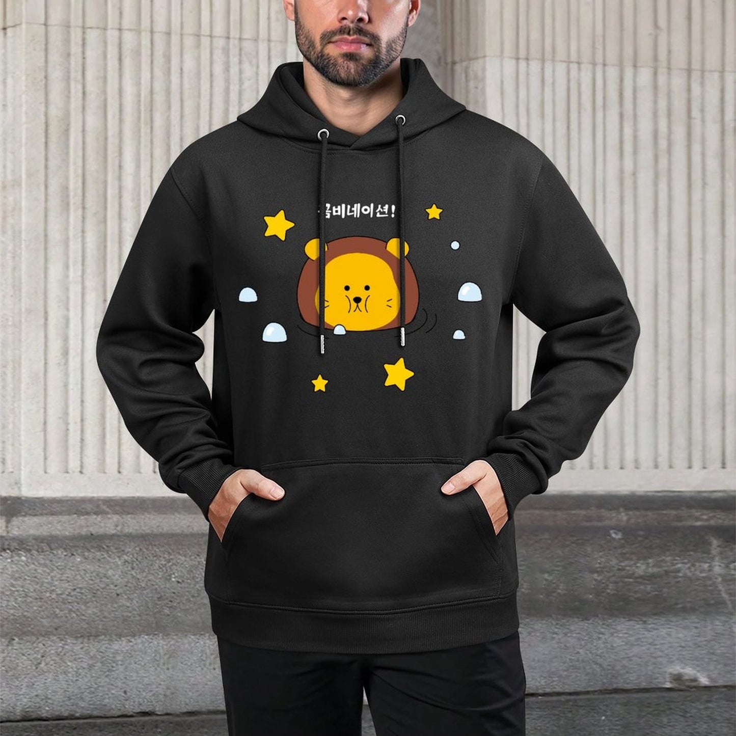 IPBR 250g Hooded Pocket Sweatshirt Front GraphicMen's Hooded  Sweatshirt4000754