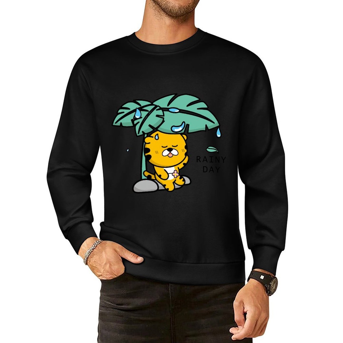 IPBR 250g Crew Neck Long Sleeve Sweatshirt Front GraphicCrew Neck Long Sleeve Sweatshirt4000973