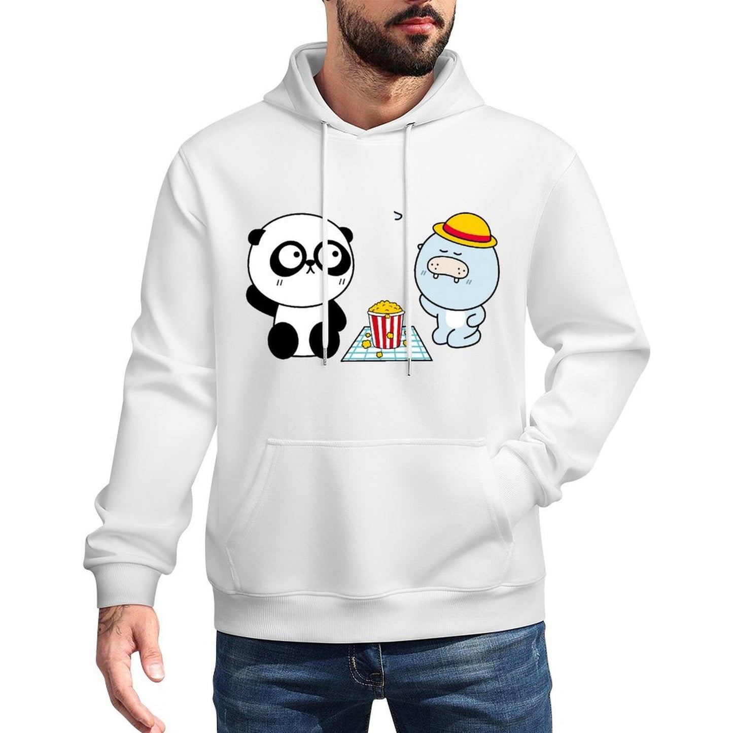 IPBR 250g Hooded Pocket Sweatshirt Front GraphicMen's Hooded  Sweatshirt4000800