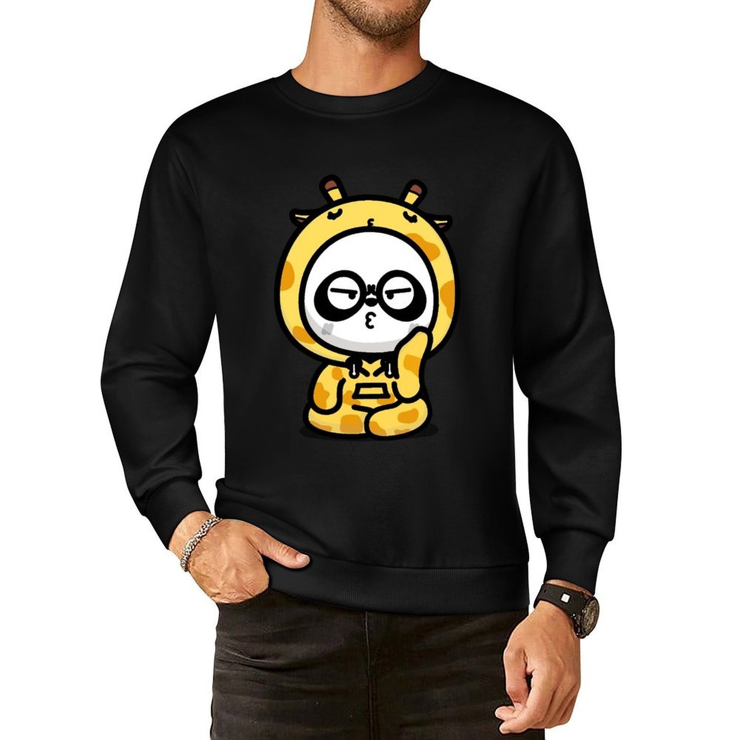 IPBR 250g Crew Neck Long Sleeve Sweatshirt Front GraphicCrew Neck Long Sleeve Sweatshirt4001254