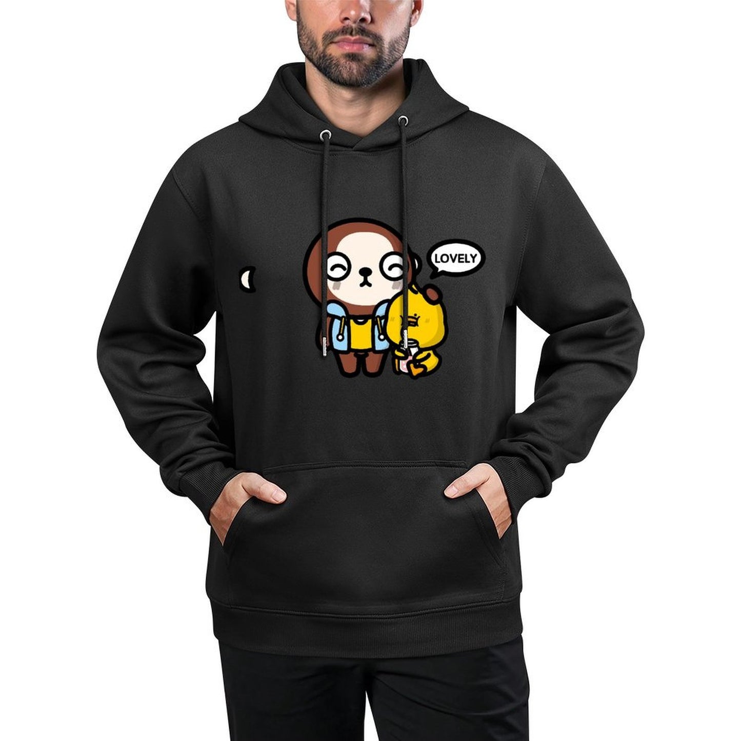 IPBR 250g Hooded Pocket Sweatshirt Front GraphicMen's Hooded  Sweatshirt4001238