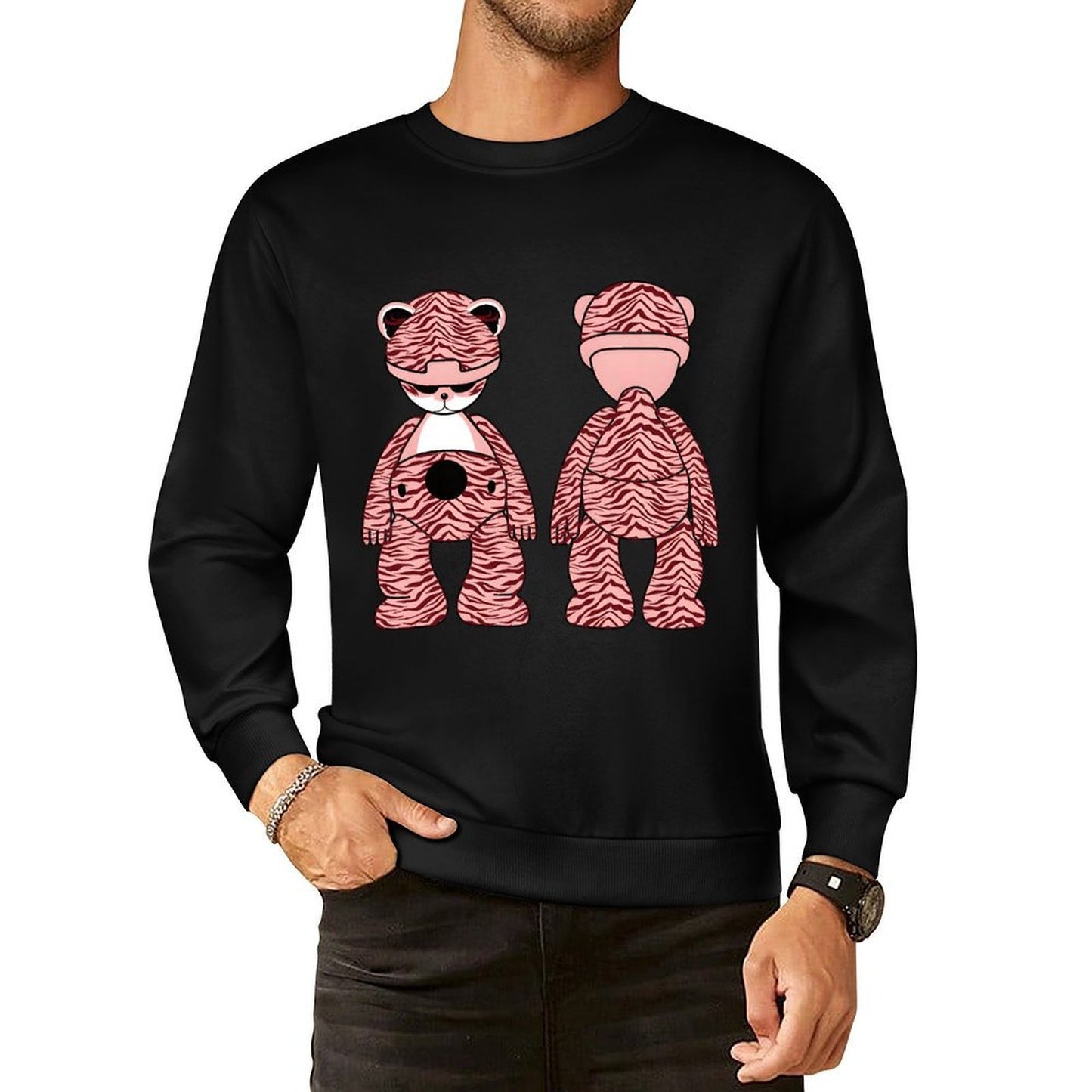IPIB 250g Crew Neck Long Sleeve Sweatshirt Front GraphicCrew Neck Long Sleeve Sweatshirt6000099-2