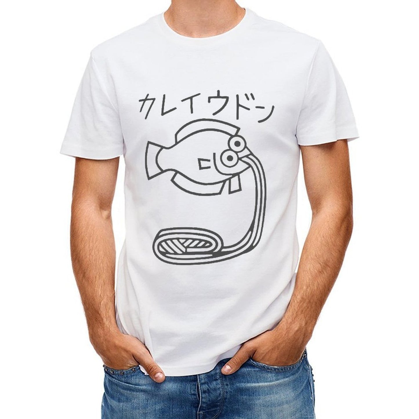 Inkmay Casual Cotton T-shirt Solid Gray Background No Pattern Prints Unisex T-shirtDaily ClassicFit T-Shirt